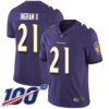 Nike Ravens #21 Mark Ingram II Purple Team Color Men’s Stitched NFL 100th Season Vapor Limited Jersey