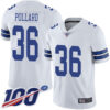 Nike Cowboys #36 Tony Pollard White Men’s Stitched NFL 100th Season Vapor Limited Jersey