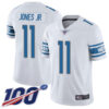Nike Lions #11 Marvin Jones Jr White Men’s Stitched NFL 100th Season Vapor Limited Jersey