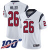 Nike Texans #26 Lamar Miller White Men’s Stitched NFL 100th Season Vapor Limited Jersey