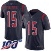 Nike Texans #15 Will Fuller V Navy Blue Men’s Stitched NFL Limited Rush 100th Season Jersey