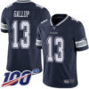 Nike Cowboys #13 Michael Gallup Navy Blue Team Color Men’s Stitched NFL 100th Season Vapor Limited Jersey