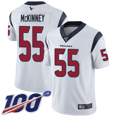 Nike Texans #55 Benardrick McKinney White Men’s Stitched NFL 100th Season Vapor Limited Jersey