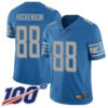 Nike Lions #88 T.J. Hockenson Blue Team Color Men’s Stitched NFL 100th Season Vapor Limited Jersey