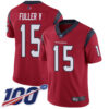 Nike Texans #15 Will Fuller V Red Alternate Men’s Stitched NFL 100th Season Vapor Limited Jersey