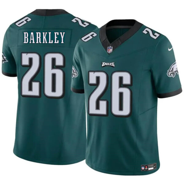 Men’s Philadelphia Eagles #26 Saquon Barkley Green 2023 F.U.S.E. Vapor Untouchable Limited Football Stitched Jersey