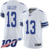 Nike Cowboys #13 Michael Gallup White Men’s Stitched NFL 100th Season Vapor Limited Jersey