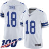 Nike Cowboys #18 Randall Cobb White Men’s Stitched NFL 100th Season Vapor Limited Jersey
