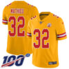 Nike Chiefs #32 Tyrann Mathieu Gold Men’s Stitched NFL Limited Inverted Legend 100th Season Jersey