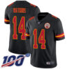 Nike Chiefs #14 Sammy Watkins Black Men’s Stitched NFL Limited Rush 100th Season Jersey