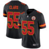 Nike Chiefs #55 Frank Clark Black Men’s Stitched NFL Limited Rush Jersey