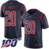 Nike Texans #20 Justin Reid Navy Blue Men’s Stitched NFL Limited Rush 100th Season Jersey