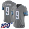 Nike Lions #9 Matthew Stafford Gray Men’s Stitched NFL Limited Rush 100th Season Jersey