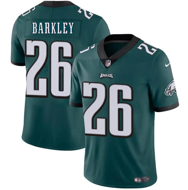 Men’s Philadelphia Eagles #26 Saquon Barkley Green Vapor Untouchable Limited Stitched Football Stitched Jersey