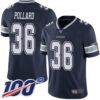 Nike Cowboys #36 Tony Pollard Navy Blue Team Color Men’s Stitched NFL 100th Season Vapor Limited Jersey
