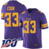 Vikings #33 Dalvin Cook Purple Men’s Stitched Football Limited Rush 100th Season Jersey