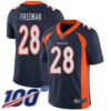 Nike Broncos #28 Royce Freeman Navy Blue Alternate Men’s Stitched NFL 100th Season Vapor Limited Jersey