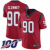 Texans #90 Jadeveon Clowney Red Alternate Men’s Stitched Football 100th Season Vapor Limited Jersey