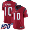 Texans #10 DeAndre Hopkins Red Alternate Men’s Stitched Football 100th Season Vapor Limited Jersey