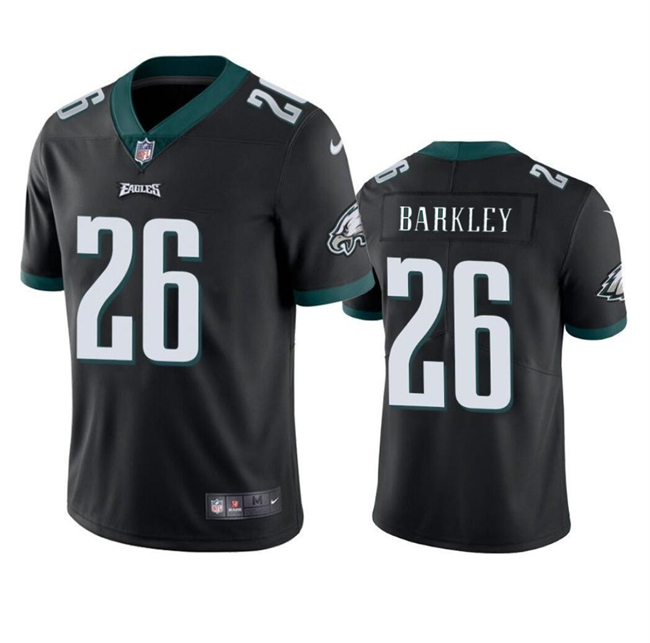 Men’s Philadelphia Eagles #26 Saquon Barkley Black Vapor Untouchable Limited Football Stitched Jersey