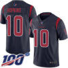 Texans #10 DeAndre Hopkins Navy Blue Men’s Stitched Football Limited Rush 100th Season Jersey