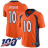 Nike Broncos #10 Emmanuel Sanders Orange Men’s Stitched NFL 100th Season Vapor Limited Jersey
