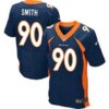 Men’s Denver Broncos #90 Antonio Smith Navy Blue Alternate NFL Nike Elite Jersey