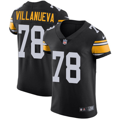 Nike Steelers #78 Alejandro Villanueva Black Alternate Men’s Stitched NFL Vapor Untouchable Elite Jersey