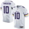 Men’s Minnesota Vikings #10 Fran Tarkenton Nike White Elite Jersey