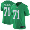 Nike Philadelphia Eagles #71 Jason Peters Green Men’s Stitched NFL Limited Rush Jersey