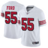 49ers #55 Dee Ford White Rush Men’s Stitched Football Vapor Untouchable Limited Jersey