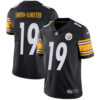 Nike Pittsburgh Steelers #19 JuJu Smith-Schuster Black Team Color Men’s Stitched NFL Vapor Untouchable Limited Jersey