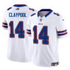 Men’s Buffalo Bills #14 Chase Claypool White 2024 F.U.S.E. Vapor Untouchable Limited Football Stitched Jersey
