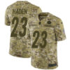 Nike Steelers #23 Joe Haden Camo Men’s Stitched NFL Limited 2018 Salute To Service Jersey