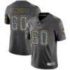 Nike New Orleans Saints #60 Max Unger Gray Static Men’s NFL Vapor Untouchable Game Jersey