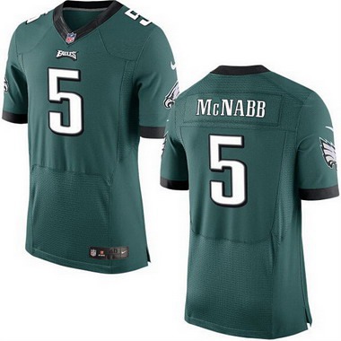 Men’s Philadelphia Eagles #5 Donovan McNabb Midnight Green Retired Player NFL Nike Elite Jersey