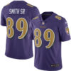 Men’s Baltimore Ravens #89 Steve Smith Sr Nike Purple Color Rush Limited Jersey