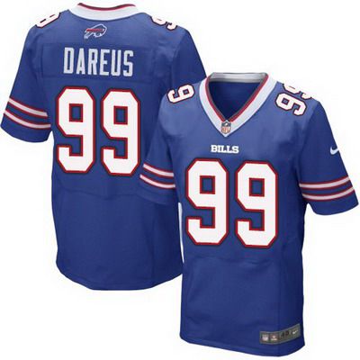Men’s Buffalo Bills #99 Marcell Dareus 2013 Nike Light Blue Elite Jersey