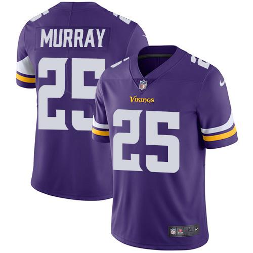 Nike Minnesota Vikings #25 Latavius Murray Purple Team Color Men’s Stitched NFL Vapor Untouchable Limited Jersey