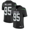 Jets #95 Quinnen Williams Black Alternate Men’s Stitched Football Vapor Untouchable Limited Jersey