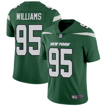 Jets #95 Quinnen Williams Green Team Color Men’s Stitched Football Vapor Untouchable Limited Jersey