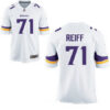 Men’s Minnesota Vikings #71 Riley Reiff White Road Stitched NFL Nike Elite Jersey