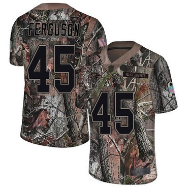 Ravens #45 Jaylon Ferguson Camo Men’s Stitched Football Limited Rush Realtree Jersey