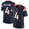 Men’s Denver Broncos #4 Zach Wilson Navy 2024 F.U.S.E. AlternateVapor Limited Football Stitched Jersey