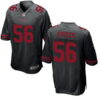 Men’s 2017 NFL Draft San Francisco 49ers #56 Reuben Foster Black Alternate Stitched NFL Nike Game Jersey