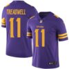 Nike Vikings #11 Laquon Treadwell Purple Men’s Stitched NFL Limited Rush Jersey