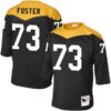 Men’s Pittsburgh Steelers #73 Ramon Foster Black 1967 Home Throwback NFL Jersey