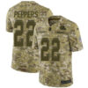 Nike Browns #22 Jabrill Peppers Camo Men’s Stitched NFL Limited 2018 Salute To Service Jersey