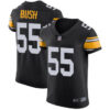 Steelers #55 Devin Bush Black Alternate Men’s Stitched Football Vapor Untouchable Elite Jersey