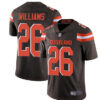 Nike Browns 26 Greedy Williams Brown Vapor Untouchable Limited Jersey
